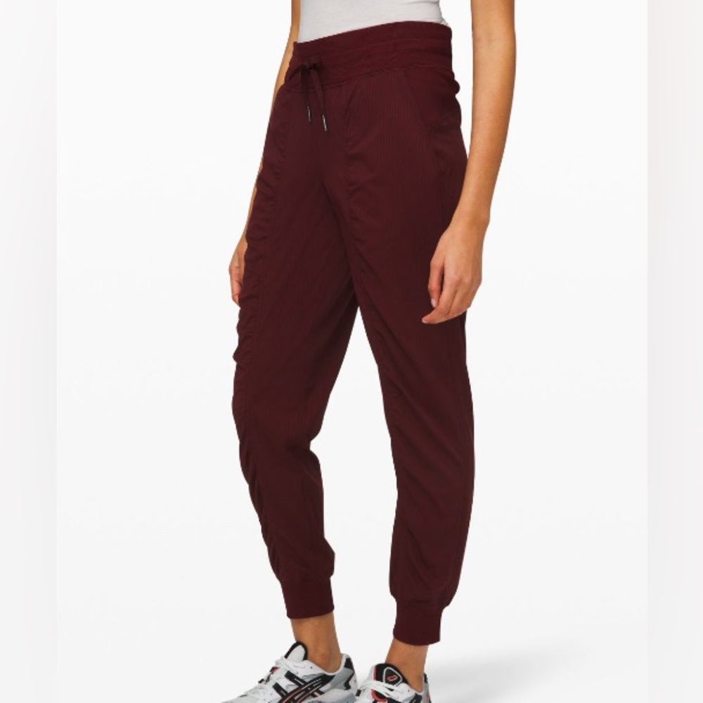 Lululemon Athletica Maroon Joggers